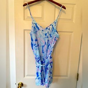 Lilly Pulitzer Blue Print Romper